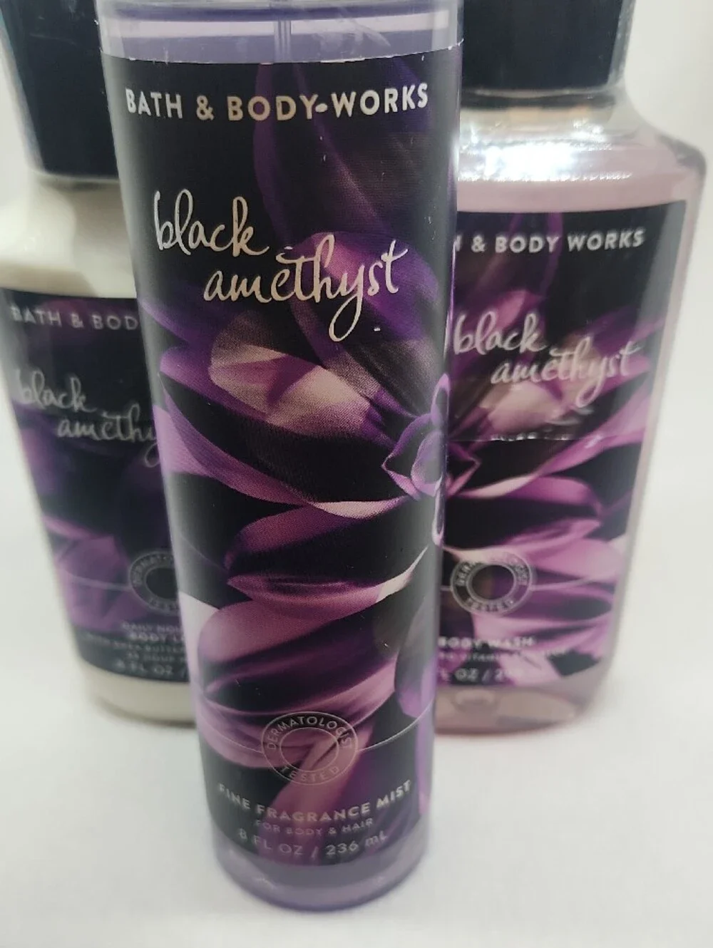 Bath & Body Works Sale Black Amethyst Bath & Body Set 3 Piece New